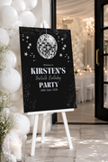 Editable Birthday Party Welcome Sign | Disco Party | Digital Download