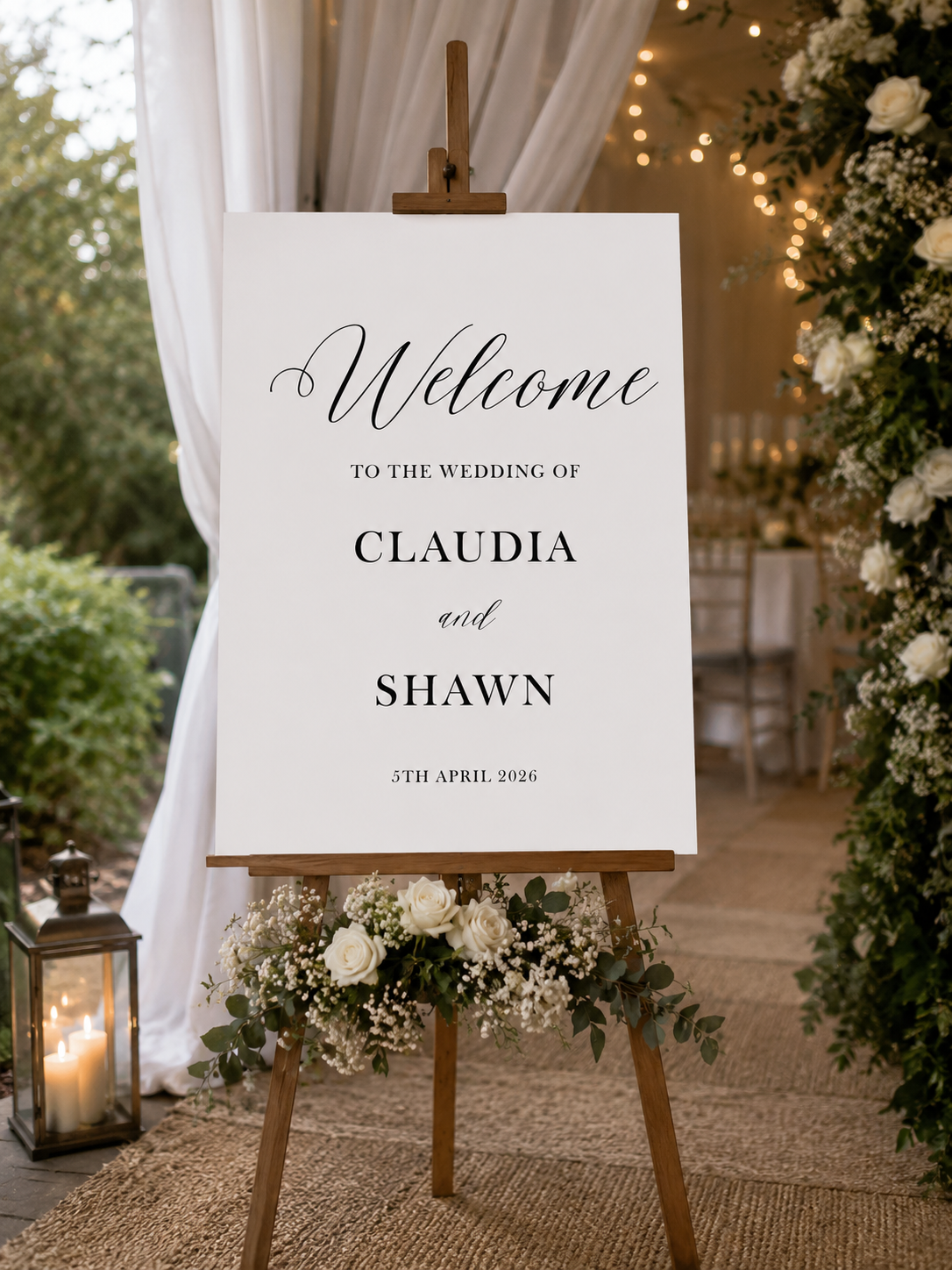 Wedding Welcome Sign Digital Download
